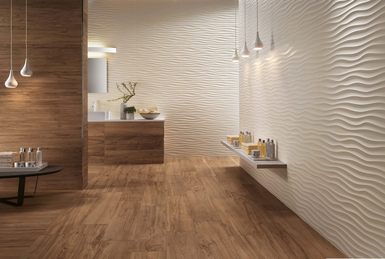 Трехмерная плитка Atlas Concorde 3D Wall Design Dune. Натуральность песочных дюн, изваянных ветром.